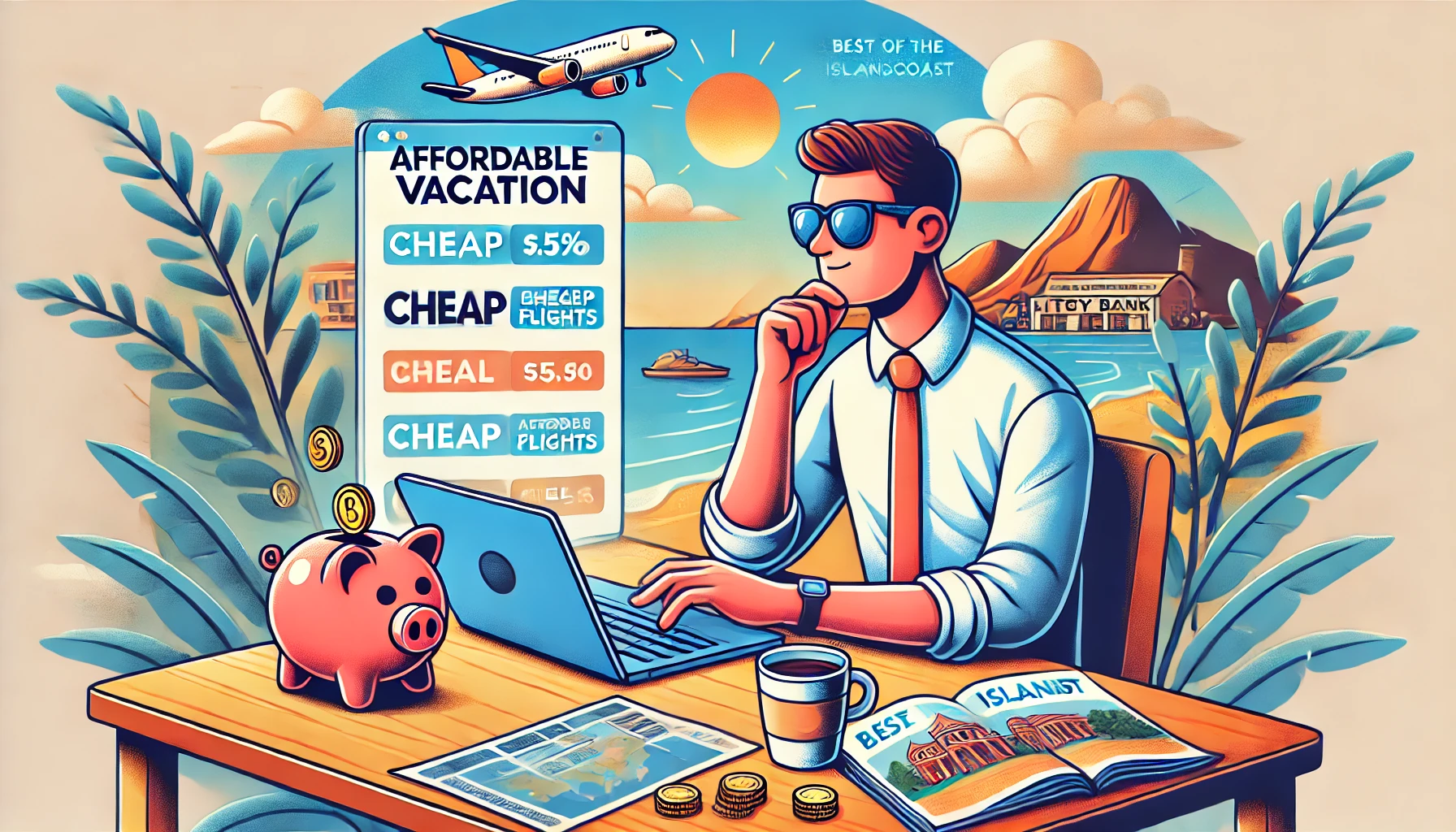 Pekerja yang mencari liburan ekonomis