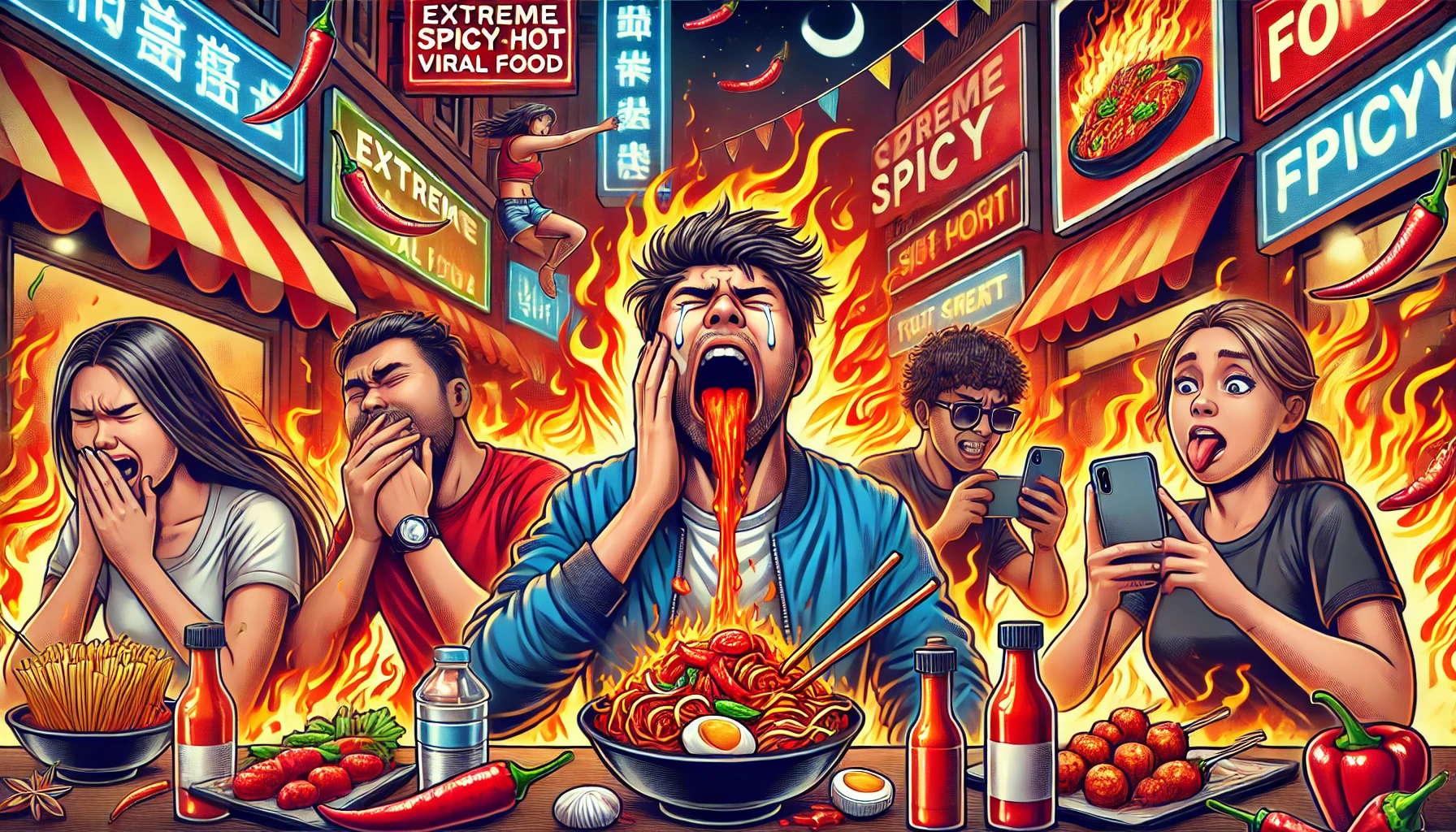 Kuliner Pedas Ekstrem Viral Banget