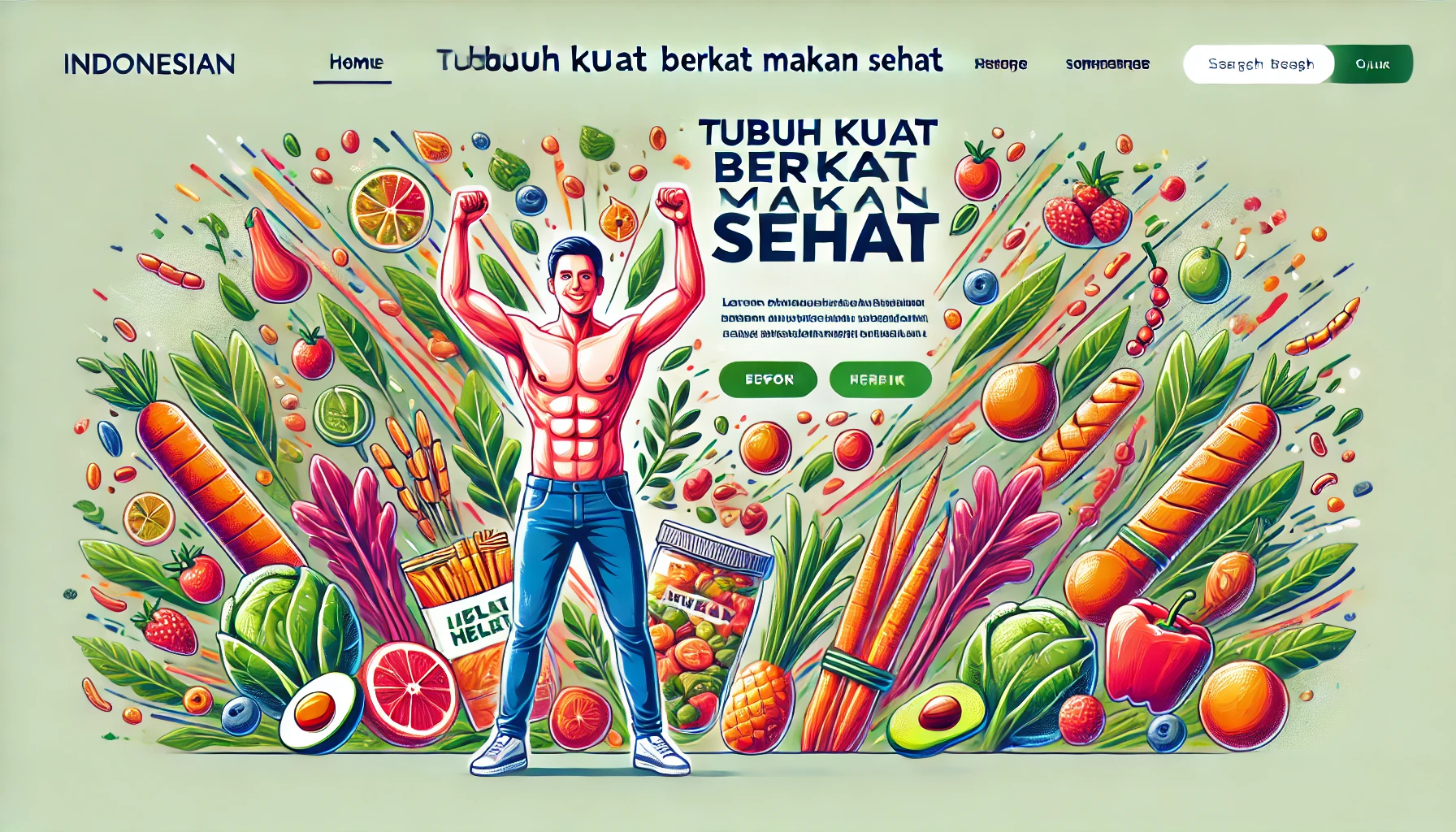 Tubuh Kuat Berkat Makan Sehat