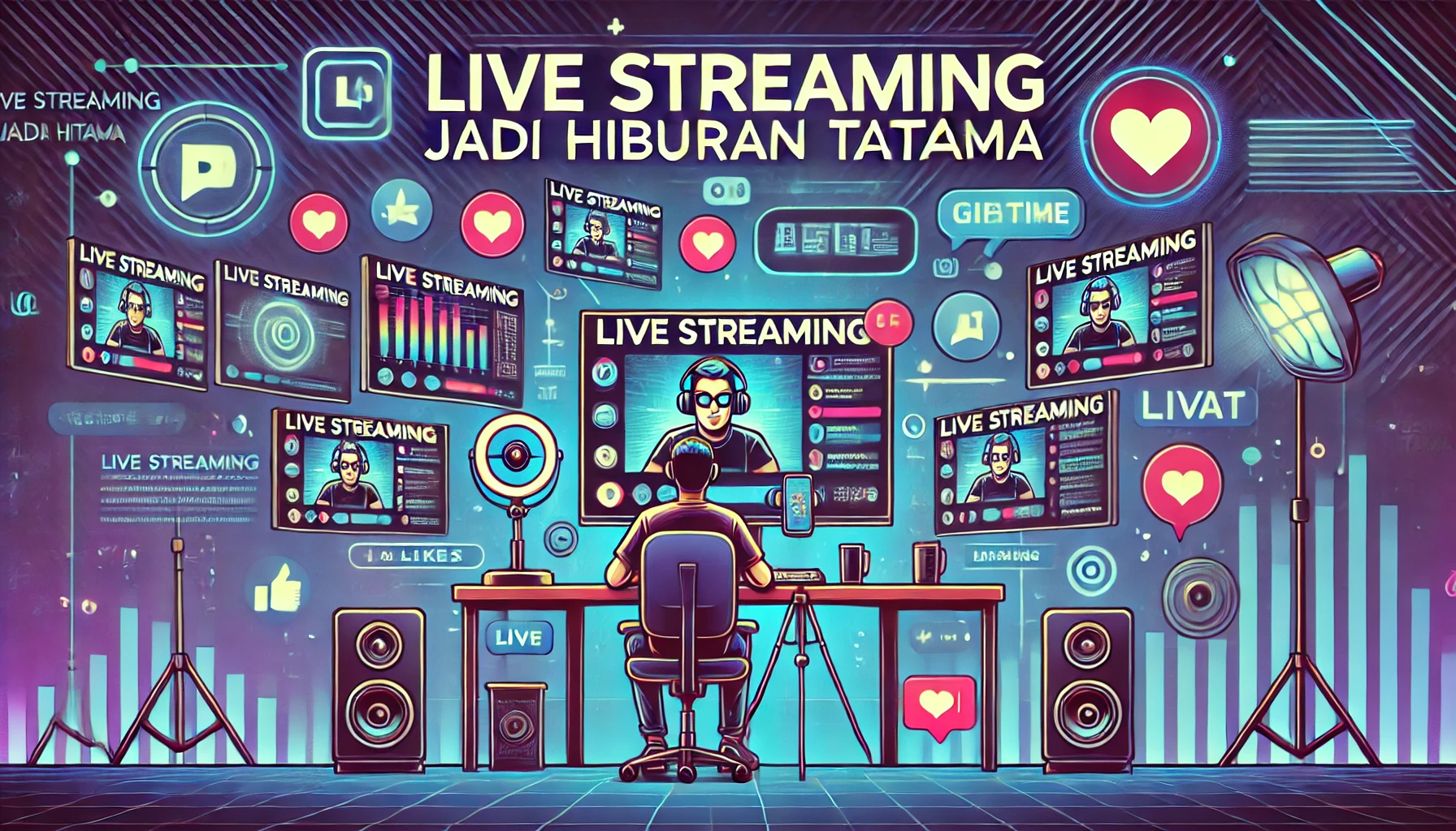 Live Streaming Jadi Hiburan UtamaLive Streaming Jadi Hiburan Utama