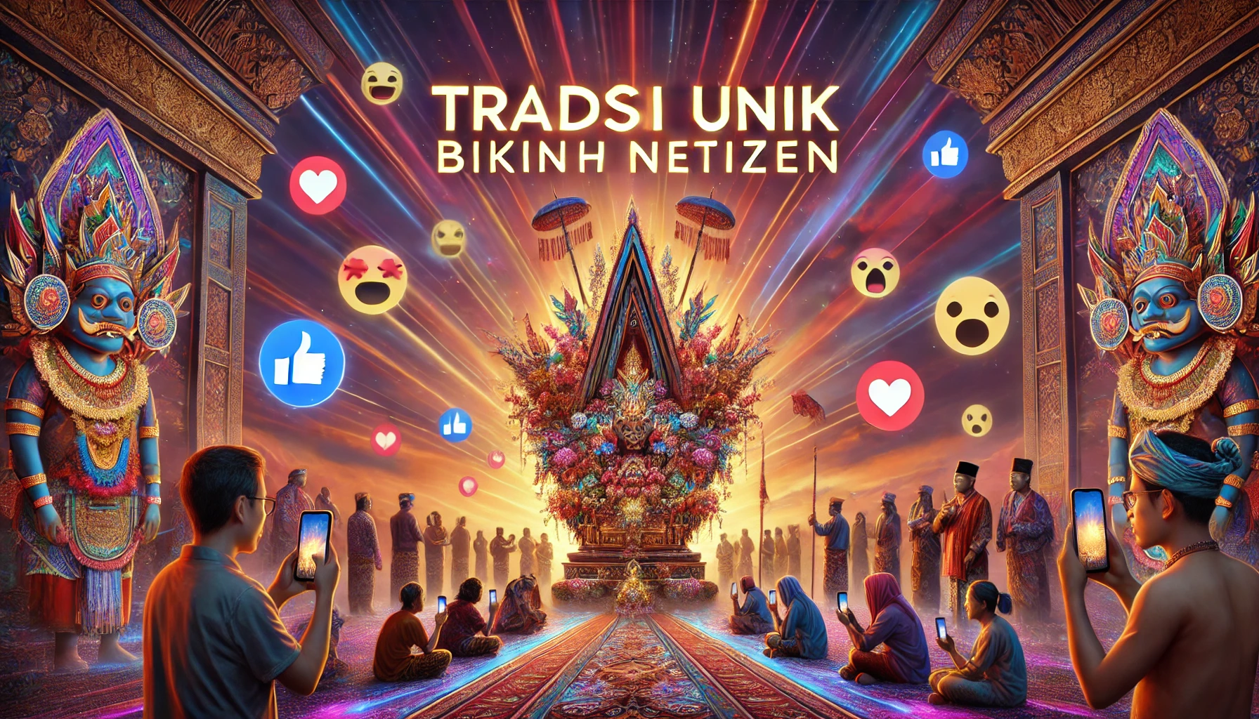 Tradisi Unik Bikin Heboh Netizen