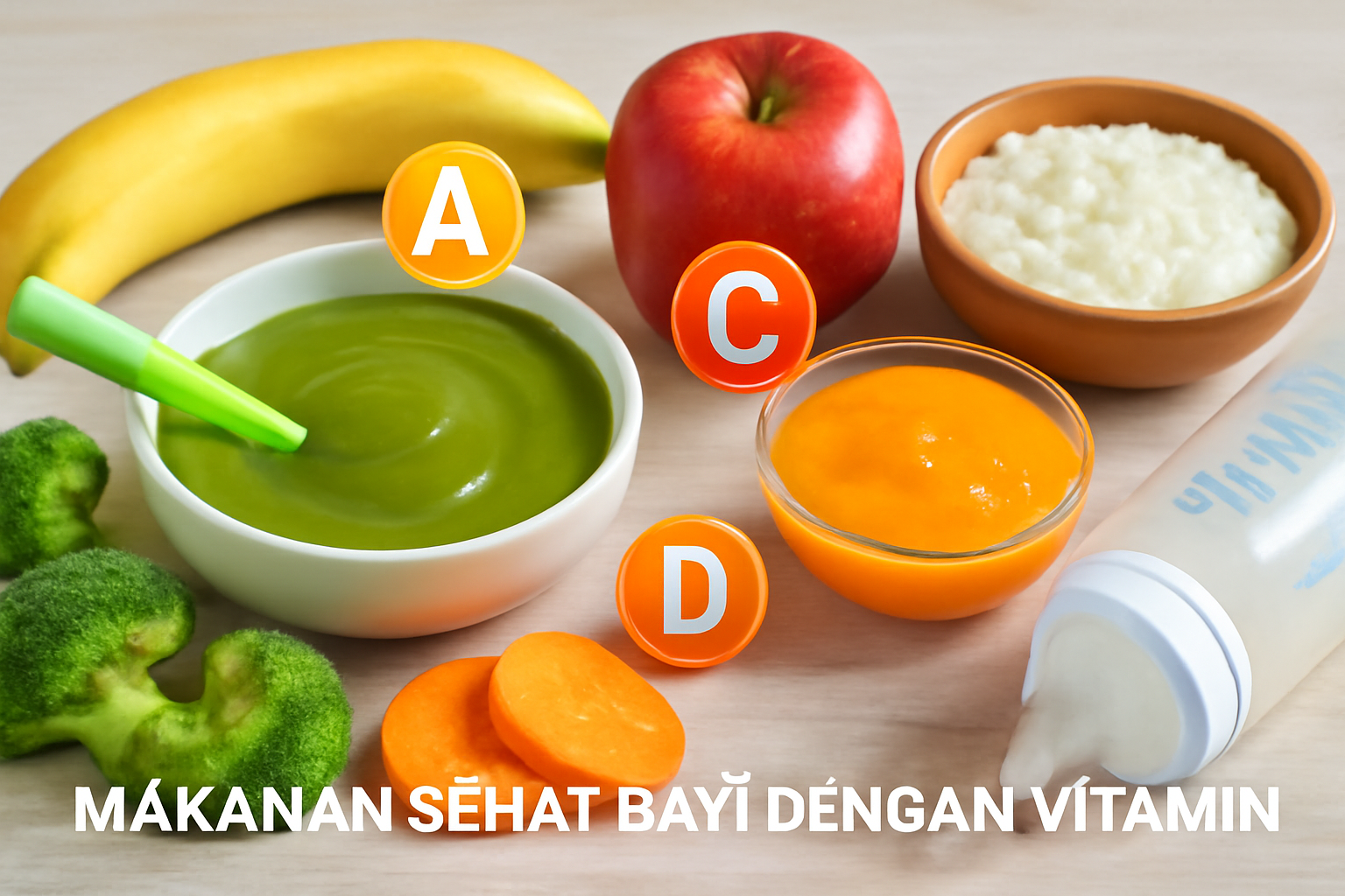 Makanan Sehat Bayi dengan Vitamin