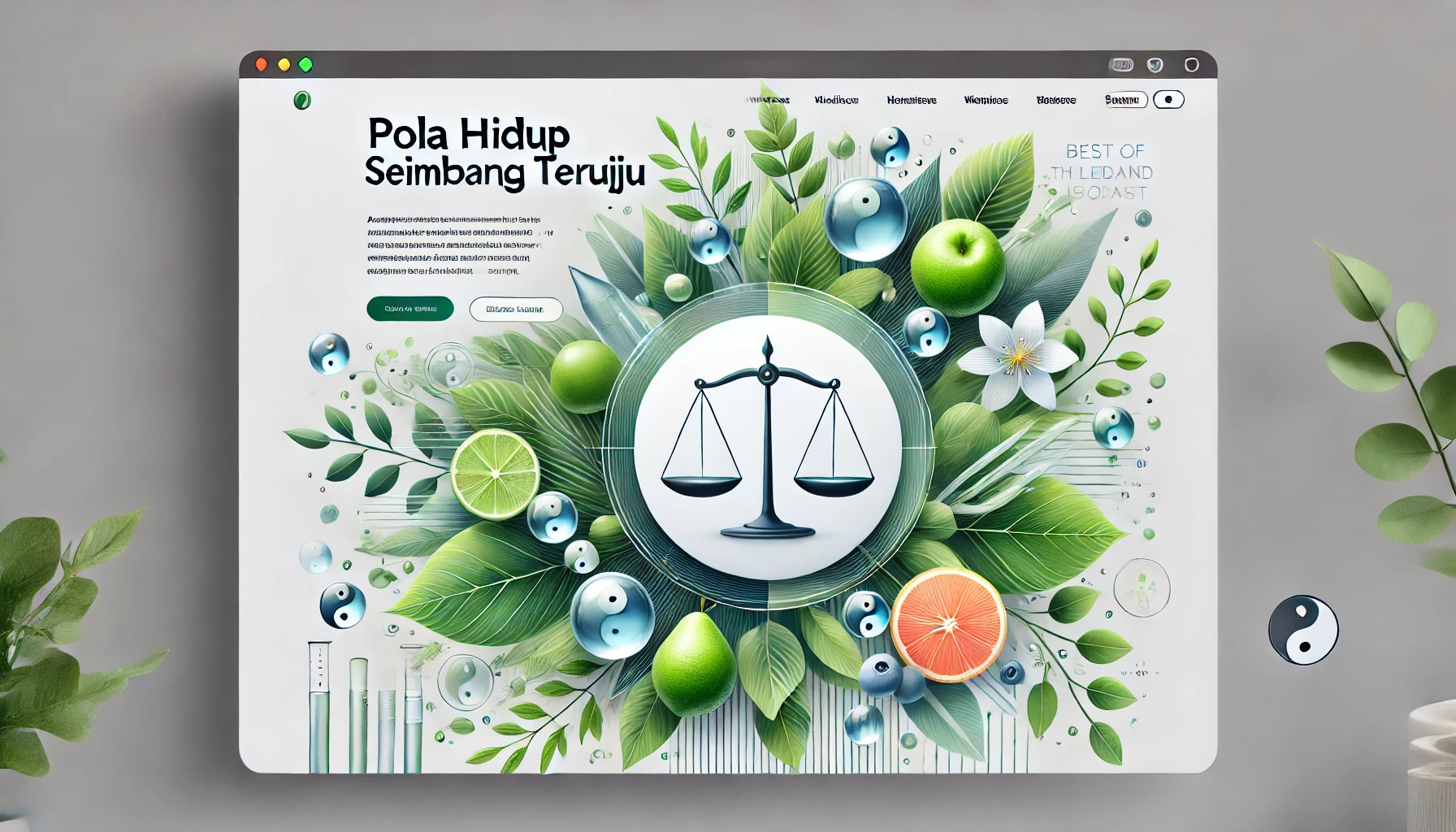 Pola Hidup Seimbang Teruji