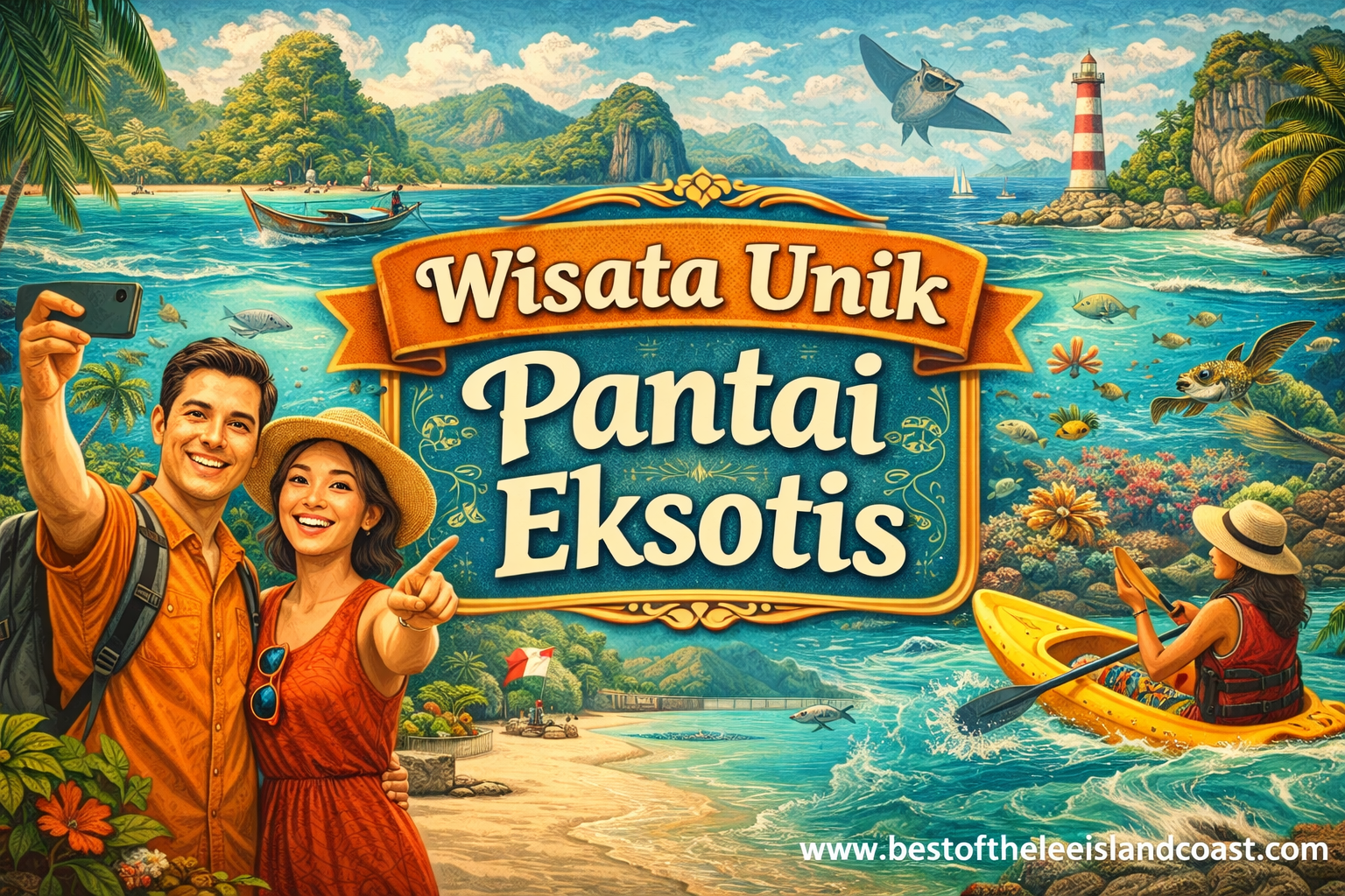Wisata Unik Pantai Eksotis
